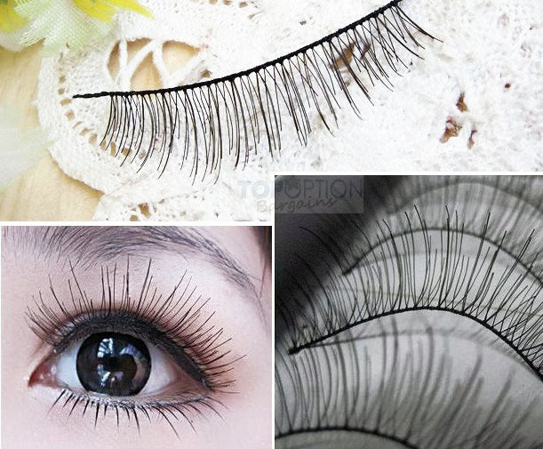 10 Pack Natural Look Faux Eyelashes for Stunning Eyes