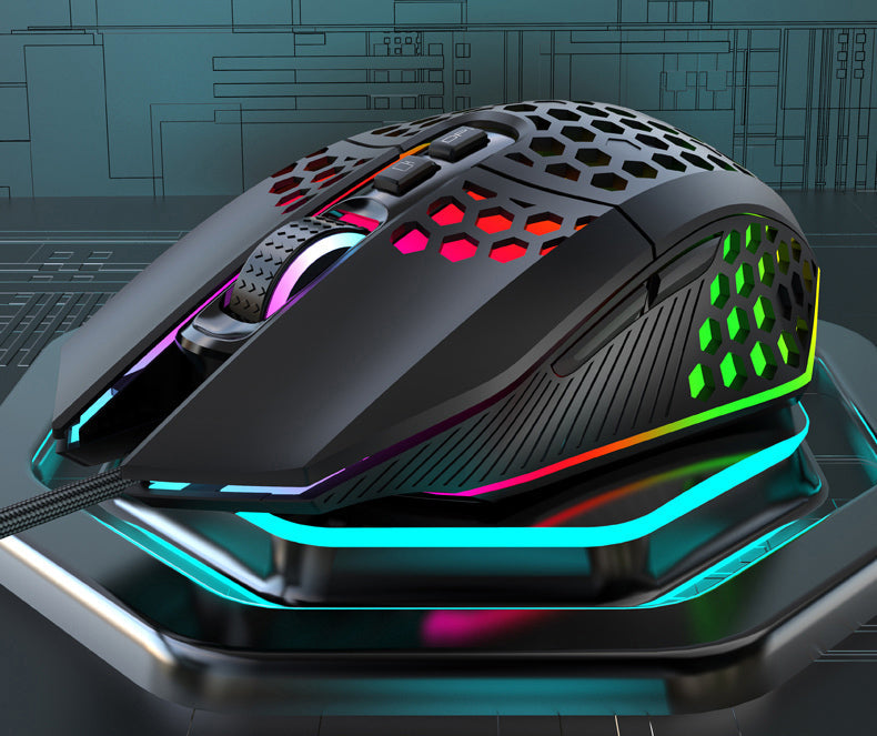 Advanced Wireless RGB Gaming Mouse Rechargeable Optical Precision