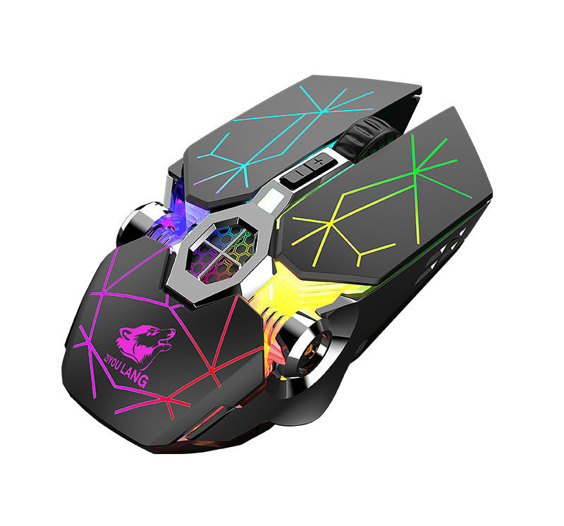 High-Performance Wireless RGB Gaming Mouse Optical Precision